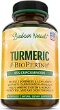 Turmeric Curcumin with BioPerine 1500mg - Natural Joint & Healthy Inflammatory Support with 95% Stan