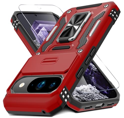 DEERLAMN for Google Pixel 11/Pixel 11 Pro Case+Screen Protector Red by DEERLAMN - Used condition - US$9.74