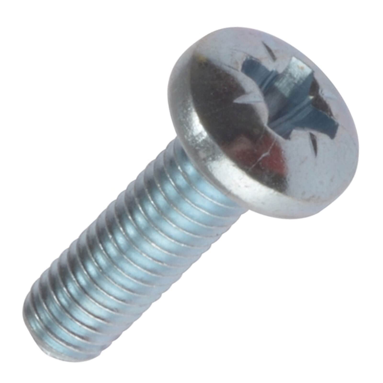 Timco Machine Pan Head Silver ScrewsM4 X 20 from B&Q