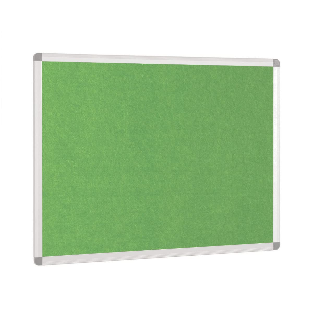 Aluminium Framed Notice Boards - Accent Colours - 900mm x 600mm - Light Green