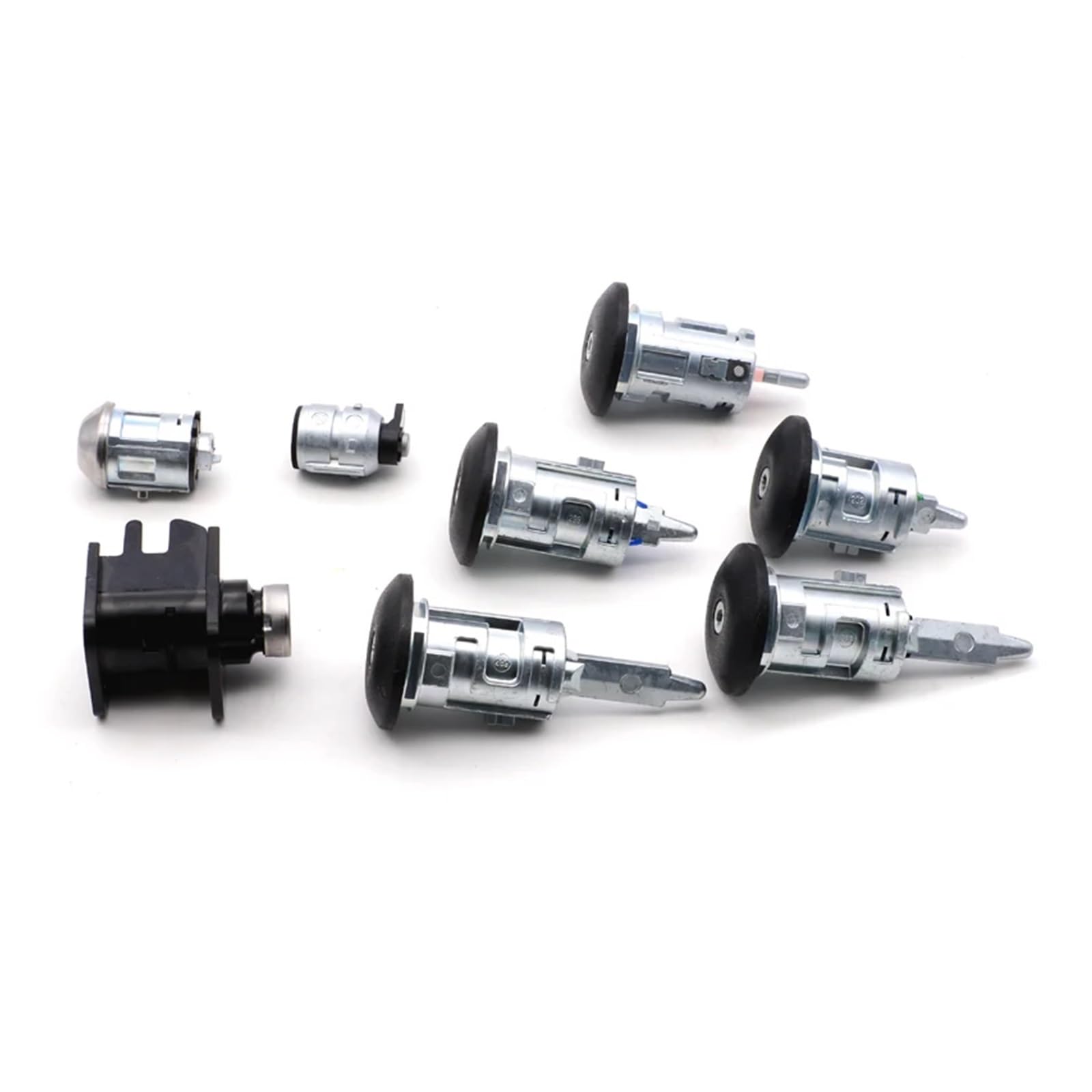 8PCS Set Full Lock Set Car Ignition Switch Left Right Door Lock Trunk Lock,Fit For Ford, TRANSIT CONNECT 2002-2013 2T1AV22050AD System blokady bagażnika tylnego