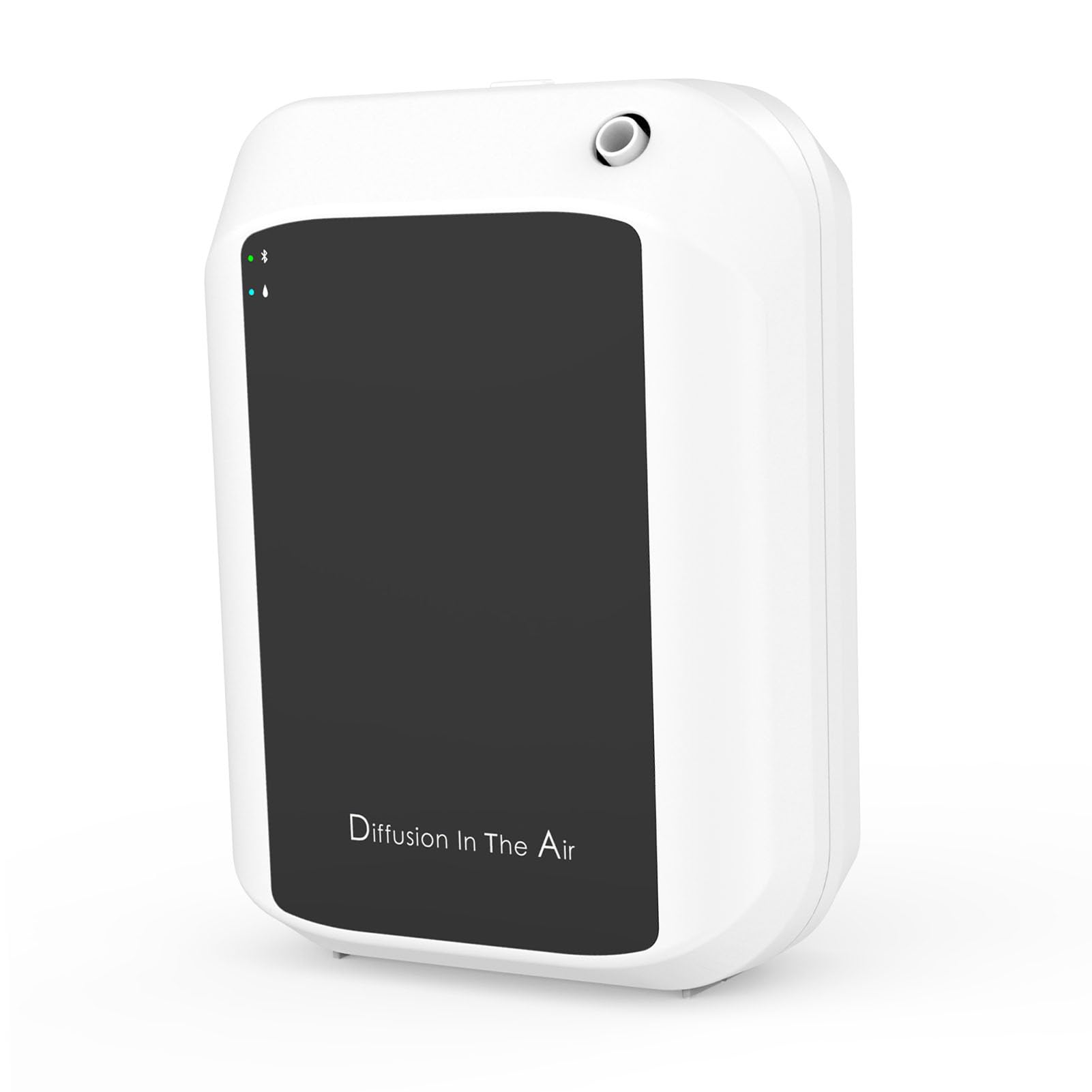 Diffusore di oli essenziali senza acqua, 150ml Smart Scent Air Machine Diffusore per aromaterapia Macchina per profumo domestico Controllo app Supporto a parete per casa Hotel (In bianco e nero)
