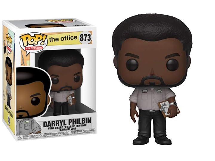 Pop The Office Wave 1 + Protector: Pop! TV Vinyl Figure (Gift Set Bundled with ToyBop Brand Box Protector Collector Case) (Darryl Philbin with Clipboard)