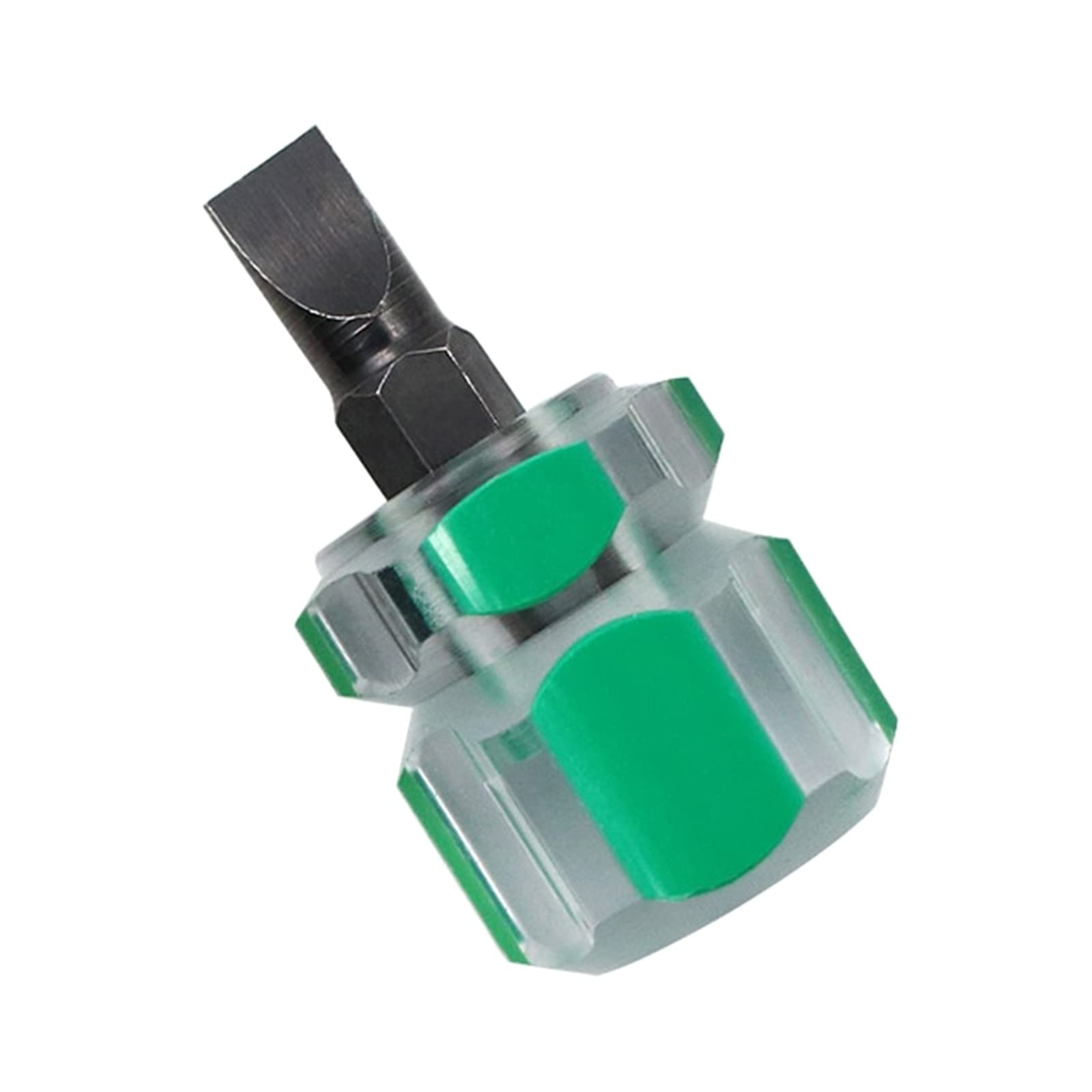 Ranuw Word Green Dua-Purpose Screwdriver Mini Small Portable Radish Head Screw Driver Cross Ratchet Repair Tool Short Flat Sets Heavy Duty For Sewing Machine