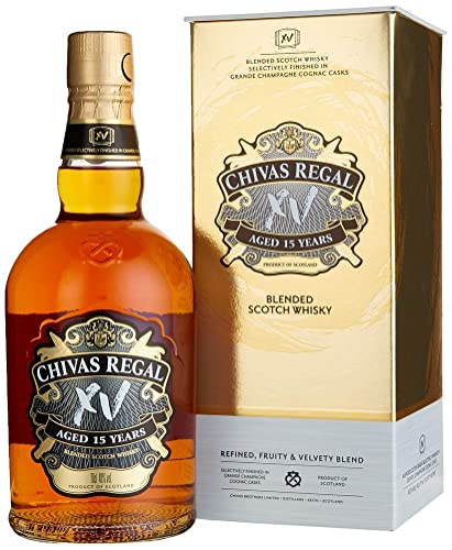 Chivas Regal XV 15 Jahre Blended Scotch Whisky - Kraftvolle Whisky-Komposition mit weichem und mildem Geschmack - 1 x 0,7 l Cover