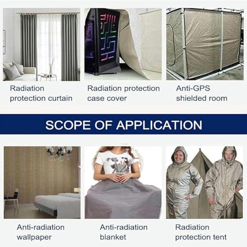 Tissu Faraday de blindage de qualité supérieure pour isolation EMF et RF - 6