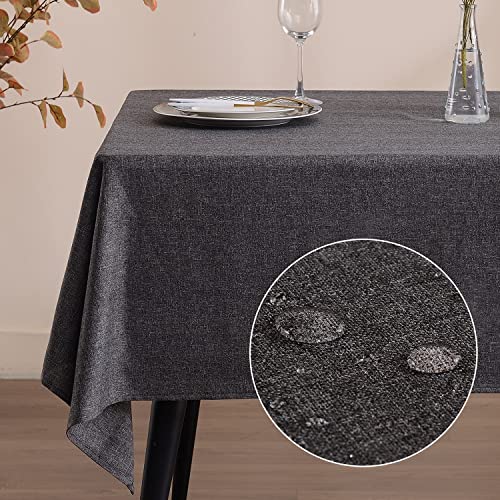 SEASHORE TREE Nappe Rectangulaire Imperméable en Tissu Recyclé pour Restaurant Cuisine Café 140×180 cm