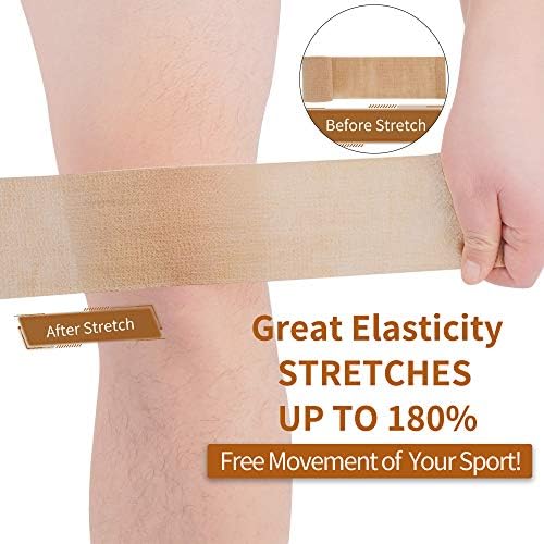 12 Rolls Self Adhesive Bandage Tape 7.5 cm x 4.5 m (Beige)