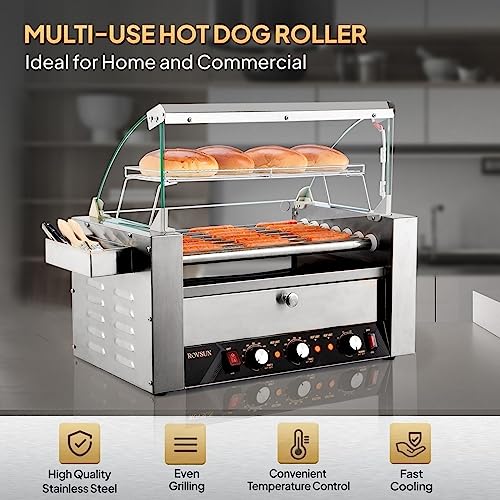Commercial Hot Dog Roller Grill