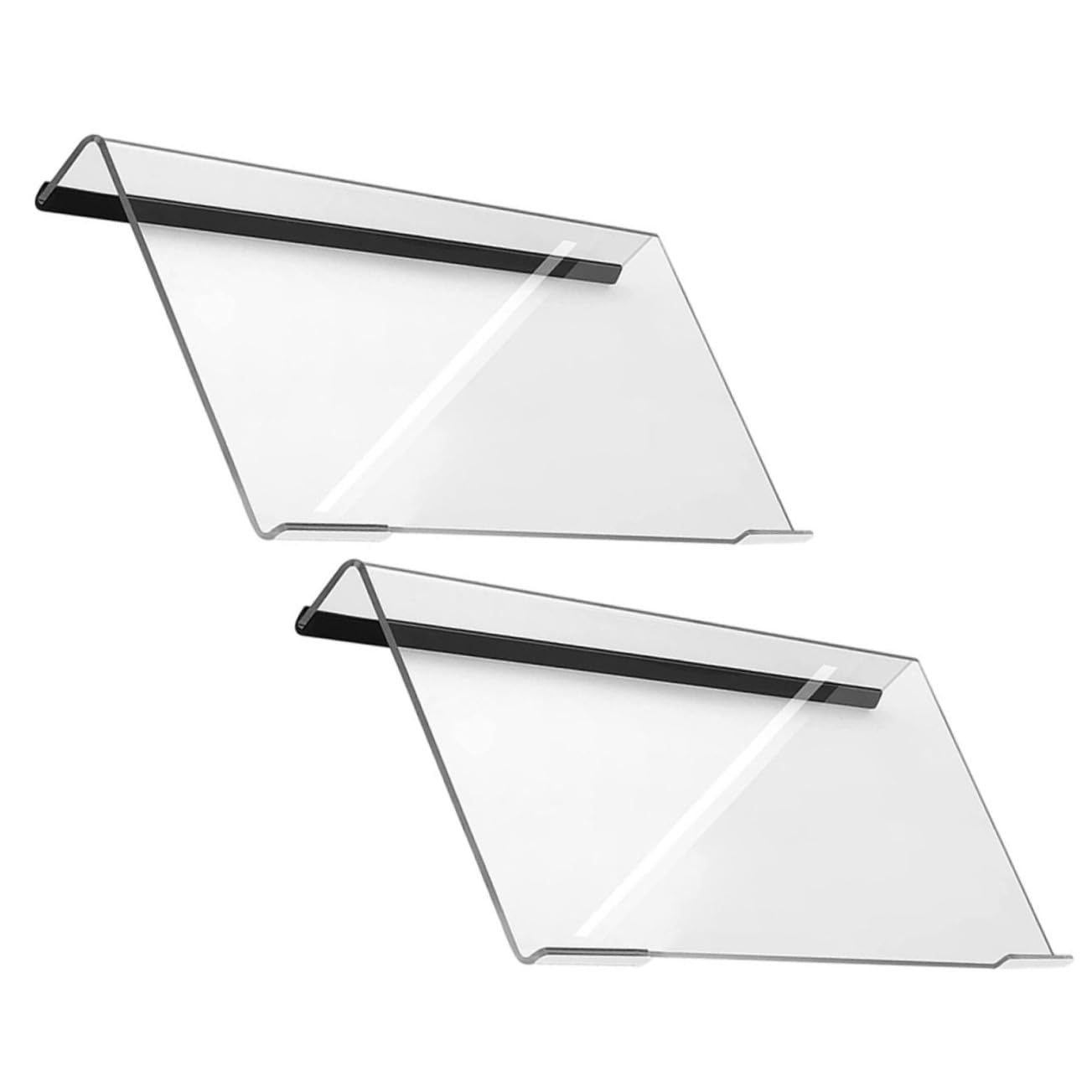 Repose Clavier Ergonomique Antidérapant | Accessoire Bureau Informatique Acrylique x2