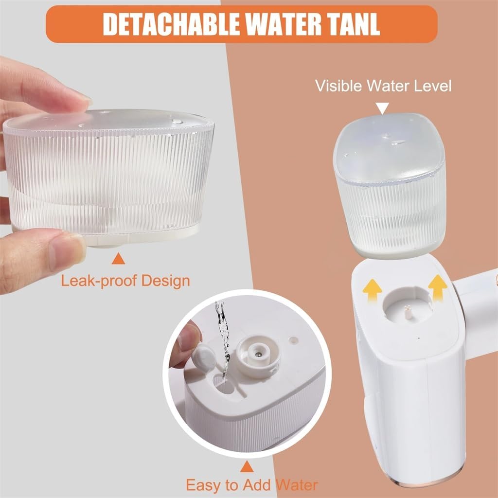 Portable Mini Steamer Foldable Handheld Garment Steamer Clothes Steam Generator Home Travelling (D 6.69 x 5.91in)