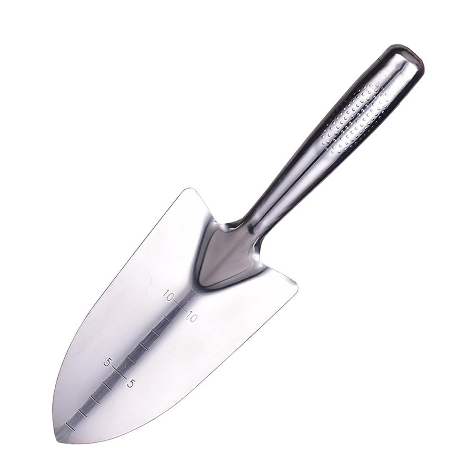 Qinlenyan Stainless Steel Garden Trowel Small Hand Trowel Gardening Tool Garden Hand Trowel with Anti-Slip Handle for Flowers Seedlings,Digging,Transplanting Silver