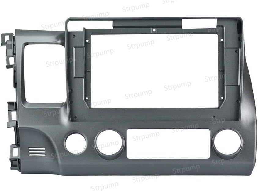 10.1'' Car Radio Stereo Dash Frame Fascia Bezel Panel Compatible for Honda Civic 2007 08 09 10 11 Left Hand Drive Install Mount Kit