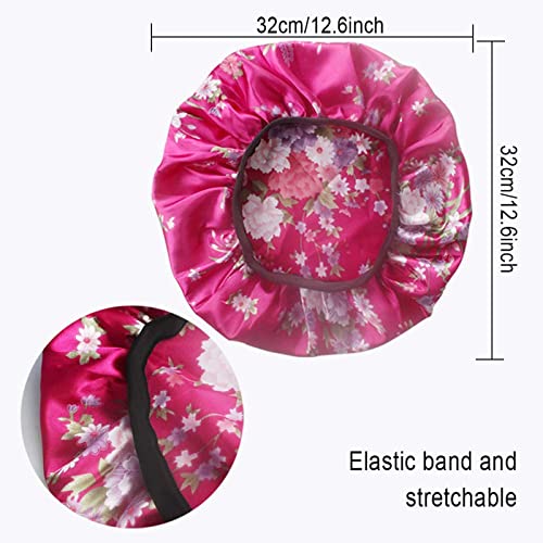 Bonnet-Cheveux-Nuit-4-Pcs-Bonnets-de-Nuit-Peuvent-Empecher-les-Cheveux-de-Tomber-sur-le-Lit-Bonnet-de-Nuit-Satin-Utilise-des-Elastiques-Larges-et-ne-Causera-pas-dinconfort-a-la-Tete-4-Modeles