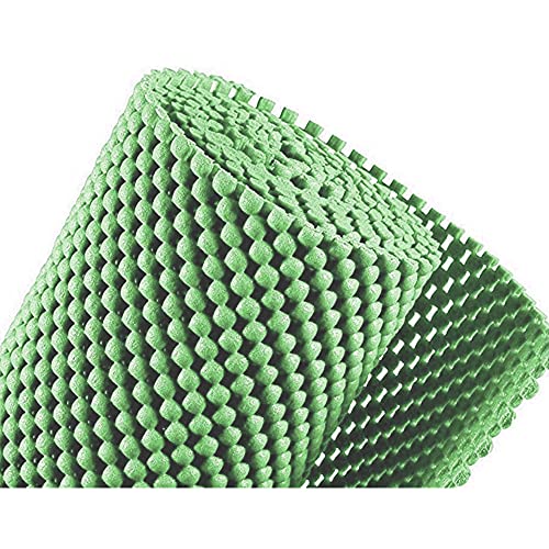 Shelf Liner Drawer Liner Non-Slip Mat Shelves Liners 12" X6.5’ Grid Pattern Pvc Non-Adhesive Grip Liner Anti-Slip Mat For Kitchen Cabinets Wire Shelving Pantry Dresser Refrigerator (Green) #TOP4