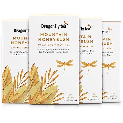 Dragonfly Organic Honeybush Tea - Pack of 80 Cover
