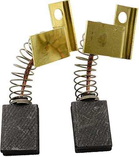 Buildalot Specialty Carbon Brushes 0458_Milwaukee_DCM2-180C for Milwaukee DCM2-180C Powertools - With Spring, Cable and Connector - Replaces 22180706