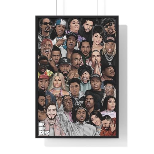 Image of Poster Kingz Hip Hop Icons Collage Maxi Poster Wall Art 61 x 91.5 cm