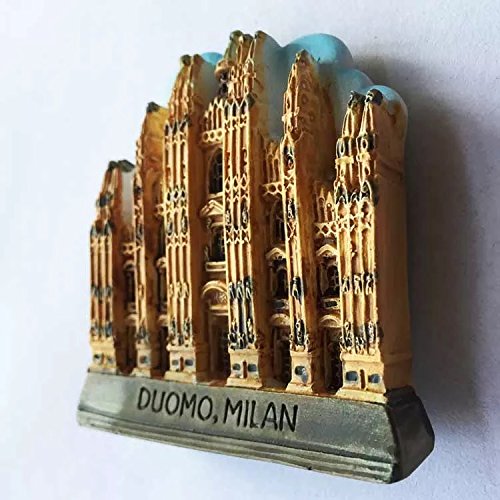 Magnete Frigorifero Duomo Di Milano - Souvenir Milano 5,4x7,8 Cm DONSOUVENIR - Foto 5