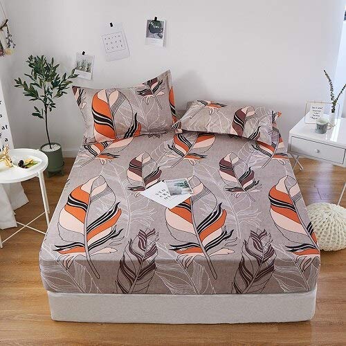 soft Bed sheet polyester printing bed mattress set with four corners and elastic band sheets pillowcases need order 2pcspillowcases xianyu