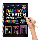 Favorise l'apprentissage par le jeu : Le papier à gratter pour améliore la coordination œil-main en utilisant des modèles de traçage et des options de dessin libre. Il soutient un premier éveil artistique sur ses pages recto-verso, excellent pour des projets artistiques interactifs et des moments de jeu.