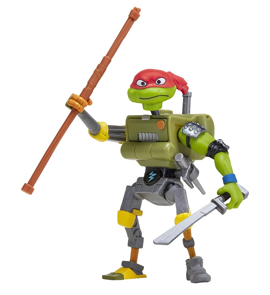 Tortugas Ninja, Figura articulada de 12 cm con Accesorios, Mix & Match, Metalhead, para niños a Partir de 4 años, T02014