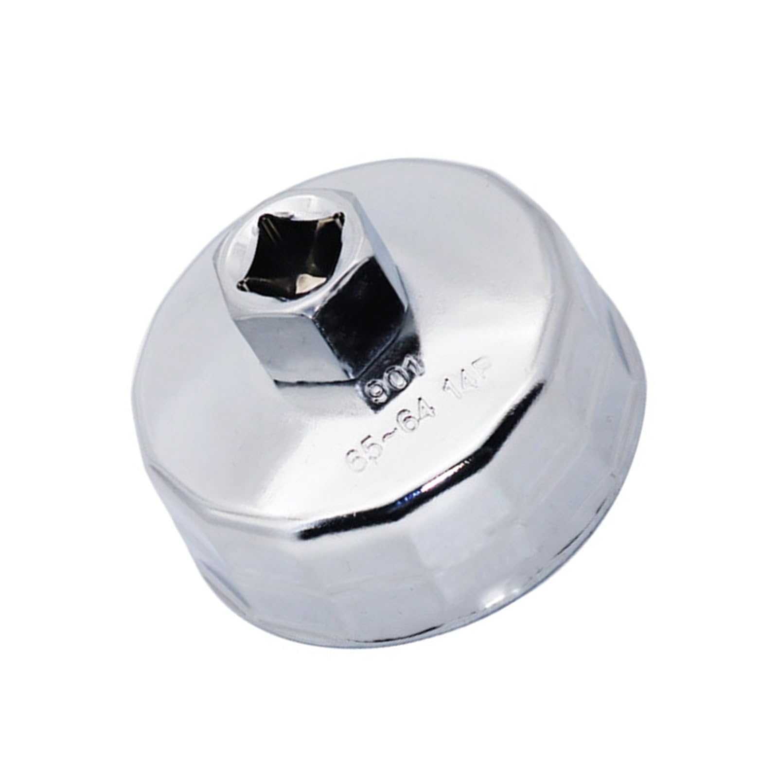 BWANGIAO Oil Change Filter Wrench 64-65Mm Cap Styles Removal Tool with Square Drive Head for Car Motorcycle Maintenance and Garag