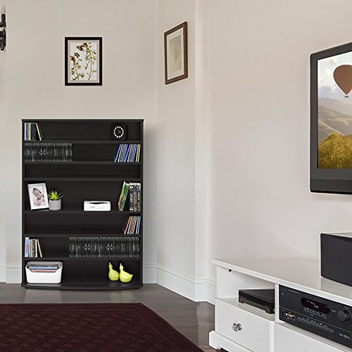 Image of FURINNO JAYA 6-Tier Multimedia Storage Tower, Espresso