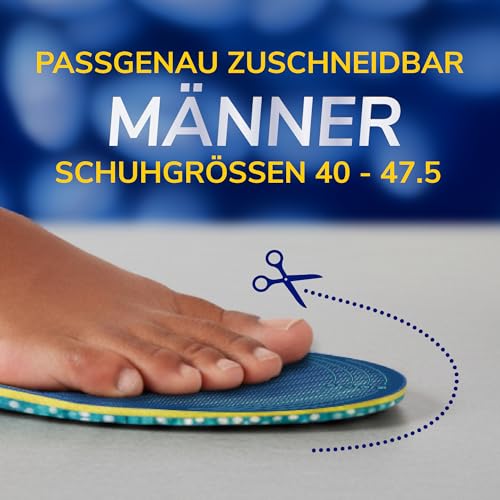 Dr. Scholl’s 24-Hour Energy Einlegesohlen -Gibt mit jedem Schritt Energie zurück, lindert müde, schmerzende Füße mit Memory Foam, Boosting-Beads-Technologie,flexible Fußgewölbestütze,EU Größe 40-47.5
