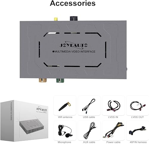 Miniatura 6 de JOYEAUTO - Kit de reajuste inalámbrico Carplay para Land RoverJaguar Discovery Sport F-Space Harman, decodificador inalámbrico CarPlay compatible