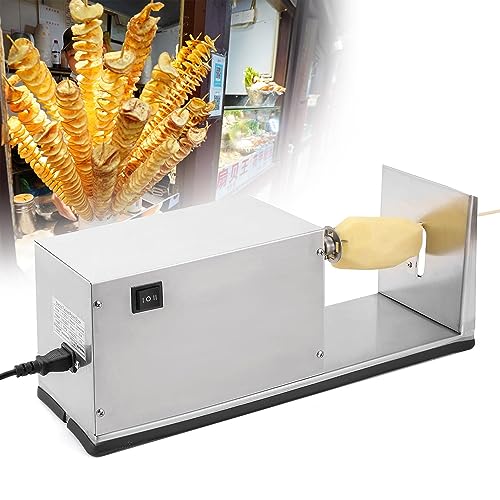 Cortadora eléctrica de papas en espiral de acero inoxidable