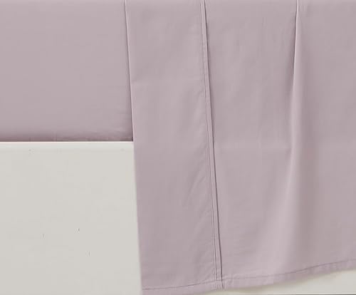 Miniatura 6 de Juego de sábanas de algodón orgánico de 300 hilos, 4 piezas, tamaño King, lavanda