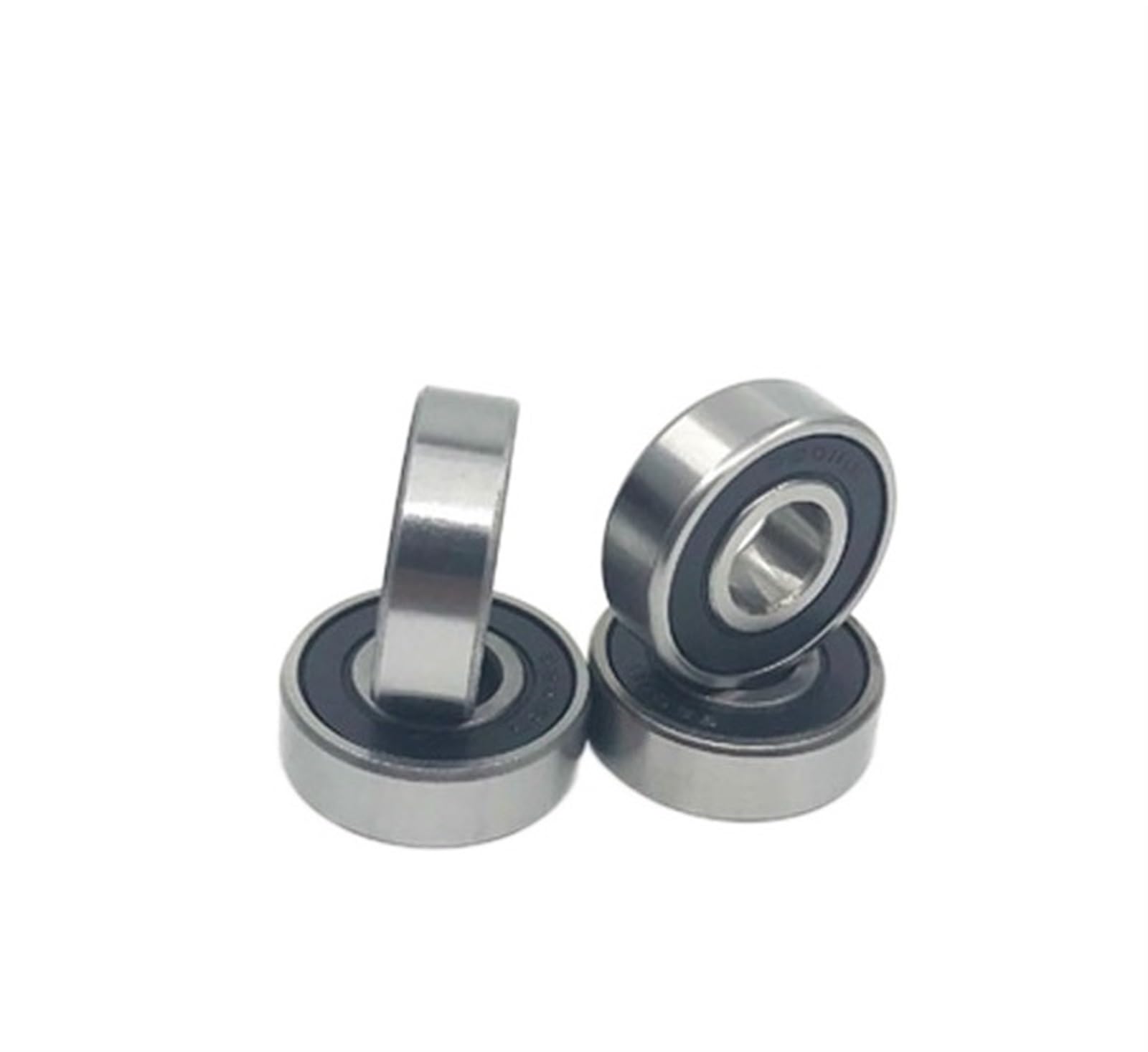 VSPPJYFG Bimetal Seal Shield Micro deep Groove Bearing 10pcs 6001-2RS 12x28x8mm Deep Groove Ball Bearing