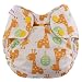 Blueberry Newborn Simplex All in One Cloth Diapers, Made in USA (Giraffes)