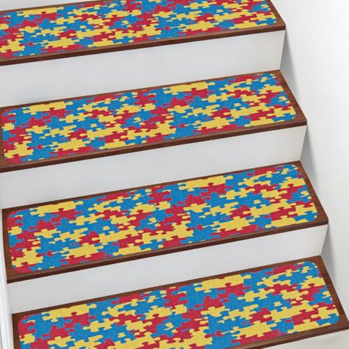 Tapetes antideslizantes para escaleras interiores Mexpekil con protección infantil 2