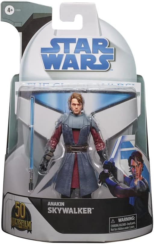 Star Wars Anakin Skywalker The Clone Wars Toy 6-Inch-Scale Collectible Action Figure with Accessories, Toys for Kids Ages 4 and Up - Image 2