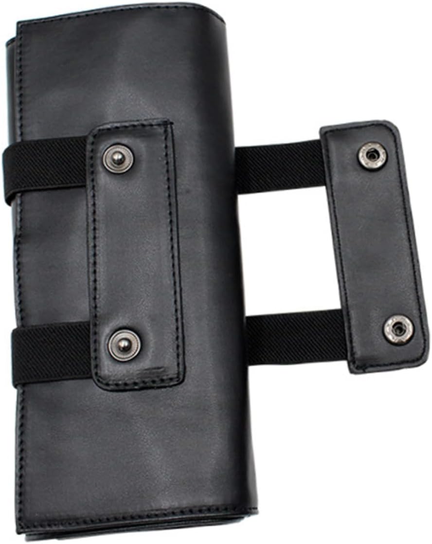 Leather Scissor Pouch Bag for Barbers and Hairdressers Portable Storage for Hair Cutting Tools Combs and Pins Salon Use and Travel