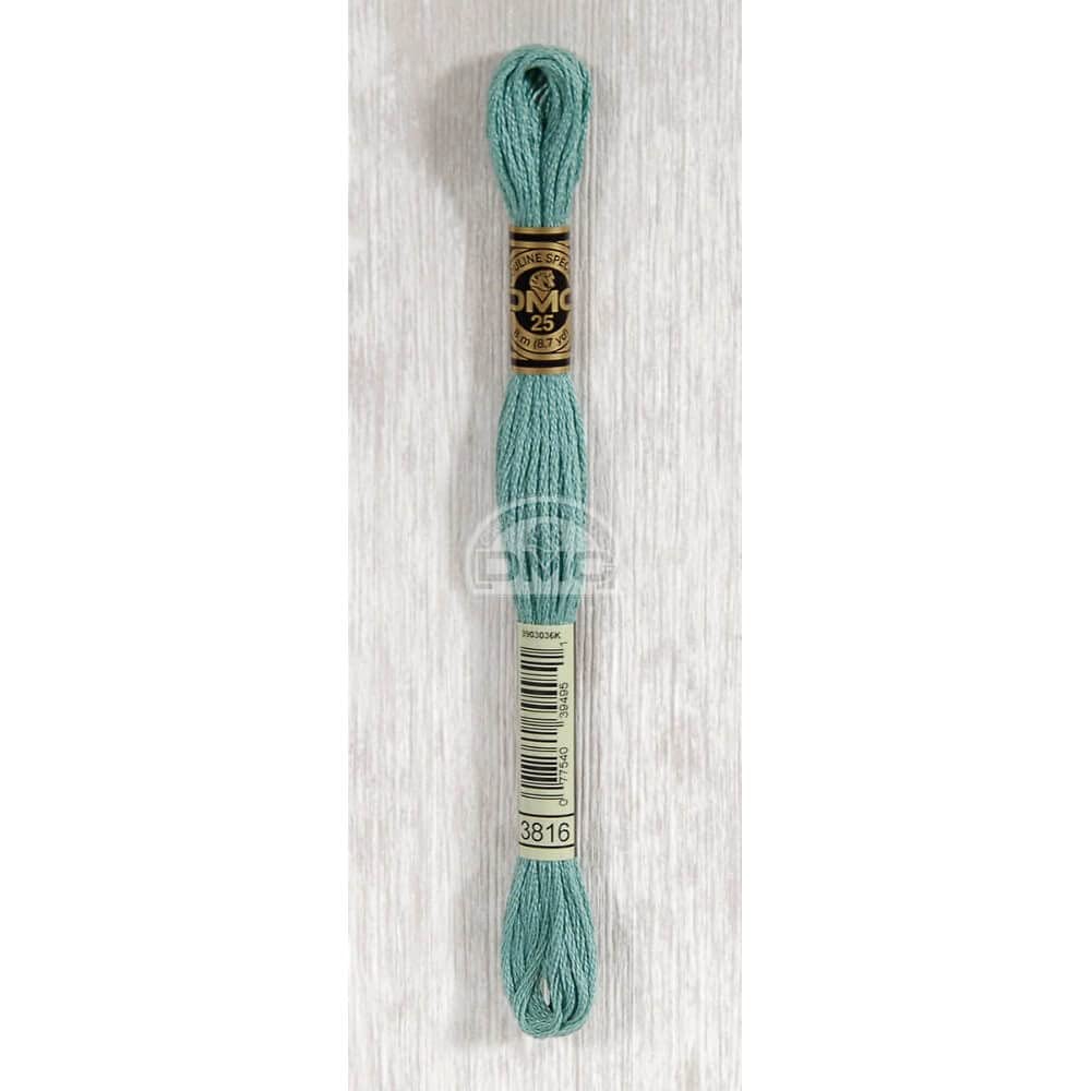 Dmc #3816 Green 117Mc-3816 Embroidery Floss Cotton 3816 Green 8 Metres