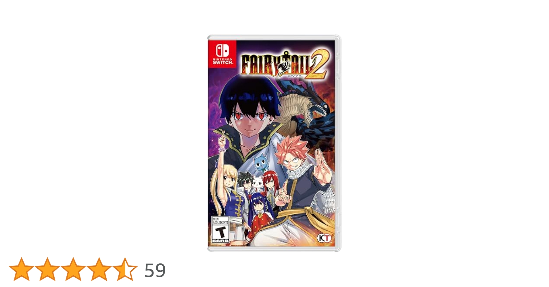 Fairy Tail 2 - Intense Action RPG Adventure on Nintendo Switch