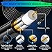 1100+ Miles Range TV Antenna Indoor, Digital Antenna Smart Local Channels - Highest Rated Amplifier Signal Booster, Portable HD TV Indoor Outdoor - Support 4K 1080p - Long Cable