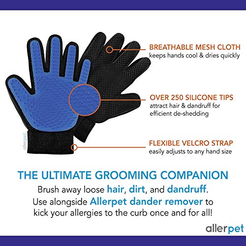Allerpet Multipet Dander Remover Wfree Pair of Grooming Gloves  Best Pet Dander Remover for Allergens  for Dogcat Dry Skin Treatment  Made in Usa  12oz  Cucciolini Doodles Allerpet multi pet dander remover wfree pair of grooming gloves  best pet dander remover for allergens  for dogcat dry skin treatment  made in usa  12oz   cucciolini doodles