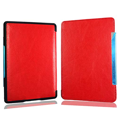 AFesar Kindle 4 Kindle 5 Case Model D01100 Cover, Synthetic Leather Folio Cover for Kindle Basic 4 Kindle 5 ebook Case (Red)