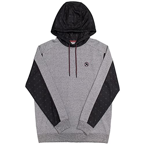 HOOEY Men's Roughy Canyon Hooded Sweatshirt Grey X-Large