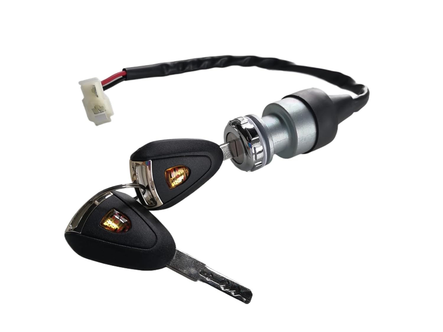 JOEEGO Ignition Starter Switch Assembly for 48V Golf Cart, Replacement for ICON