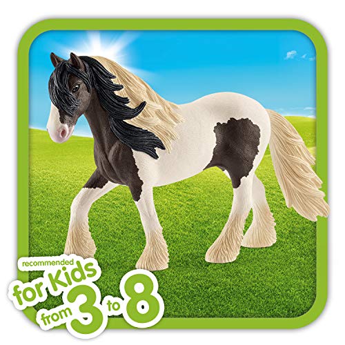 SCHLEICH 13821 - Andalusier Hengst & 13831 Farm World Spielfigur - Tinker Hengst, Spielzeug ab 3 Jahren – Bild 6