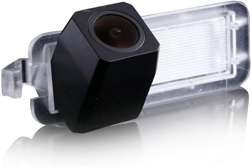 HD IP68 1280Pixels Auto Vehicle Car Van 170° Wide Angle License Plate Light Rear View Reversing Backup Camera Parking Aids System Compatible with Jeep Compass kit