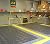Diamond Pattern DeckPlate Modular Interlocking Garage, Patio Tiles - Red Male Corner Edge