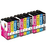 stampante epson dx4450 Rendimento elevato della pagina: circa 650 pagine per T0711 nero e 500 pagine per T0712 ciano T0713 magenta T0714 giallo cartuccia d'inchiostro al 5% di copertura di carta A4