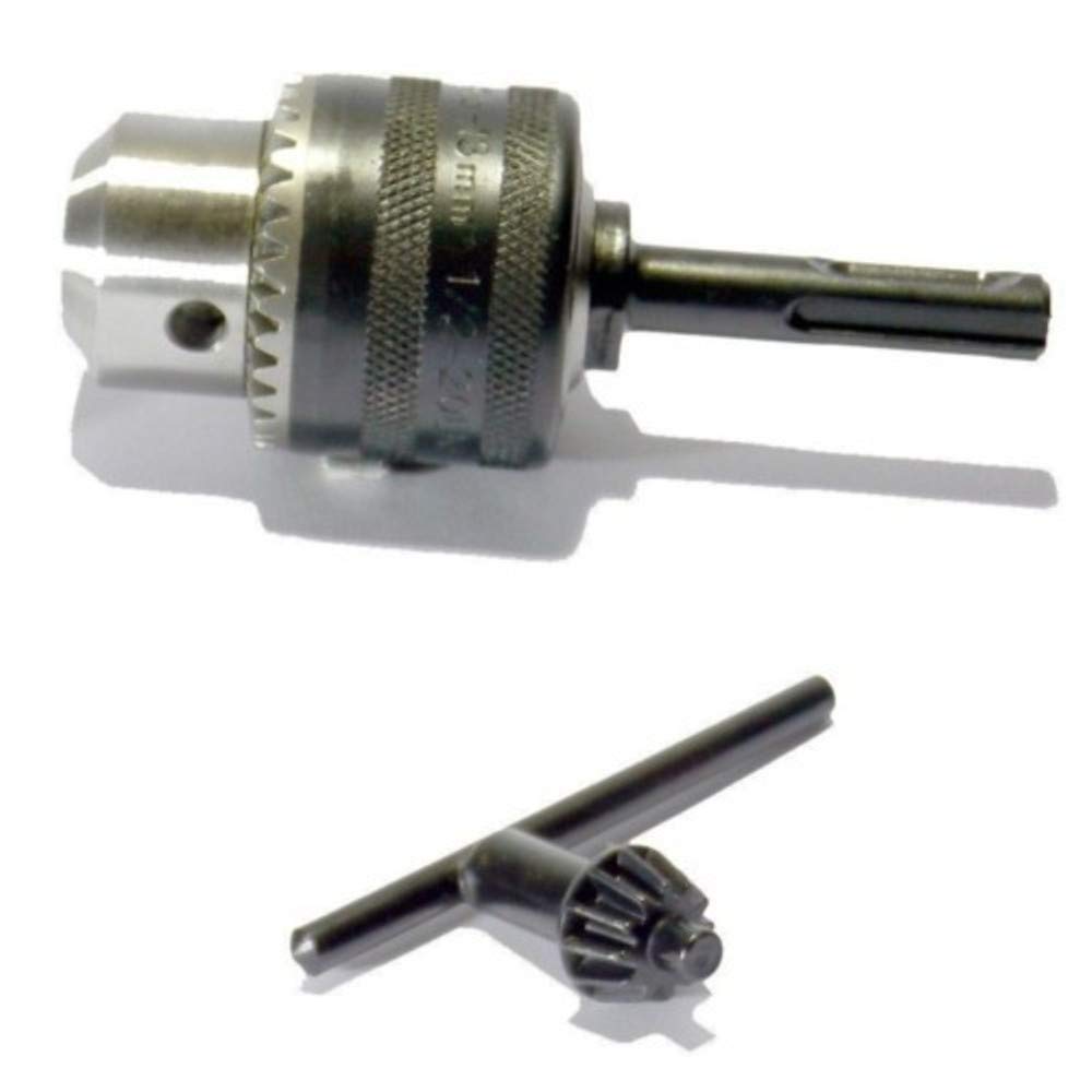 Mandrino Ricambio Per Trapano A Cremagliera 13Mm Avvitatore Con Chiavino Adattatore Sds