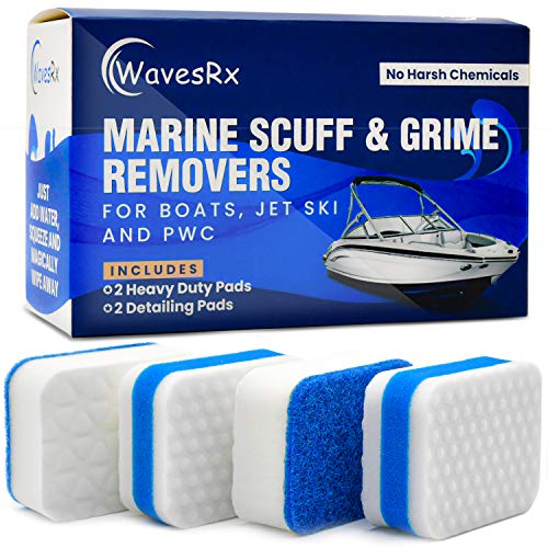 WAVESRX Marine Scuff & Grime Remover Pads Boat & Jet Ski Magic Erasers